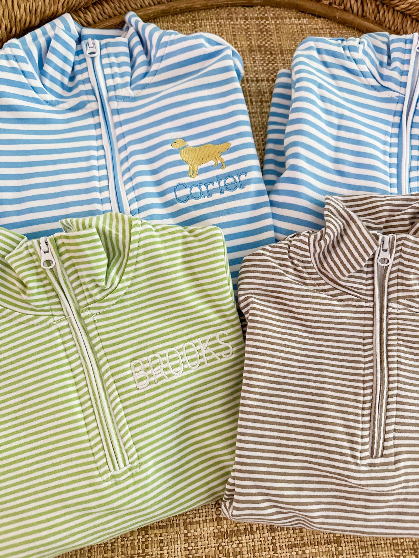 Knit Quarter-zip Pullover