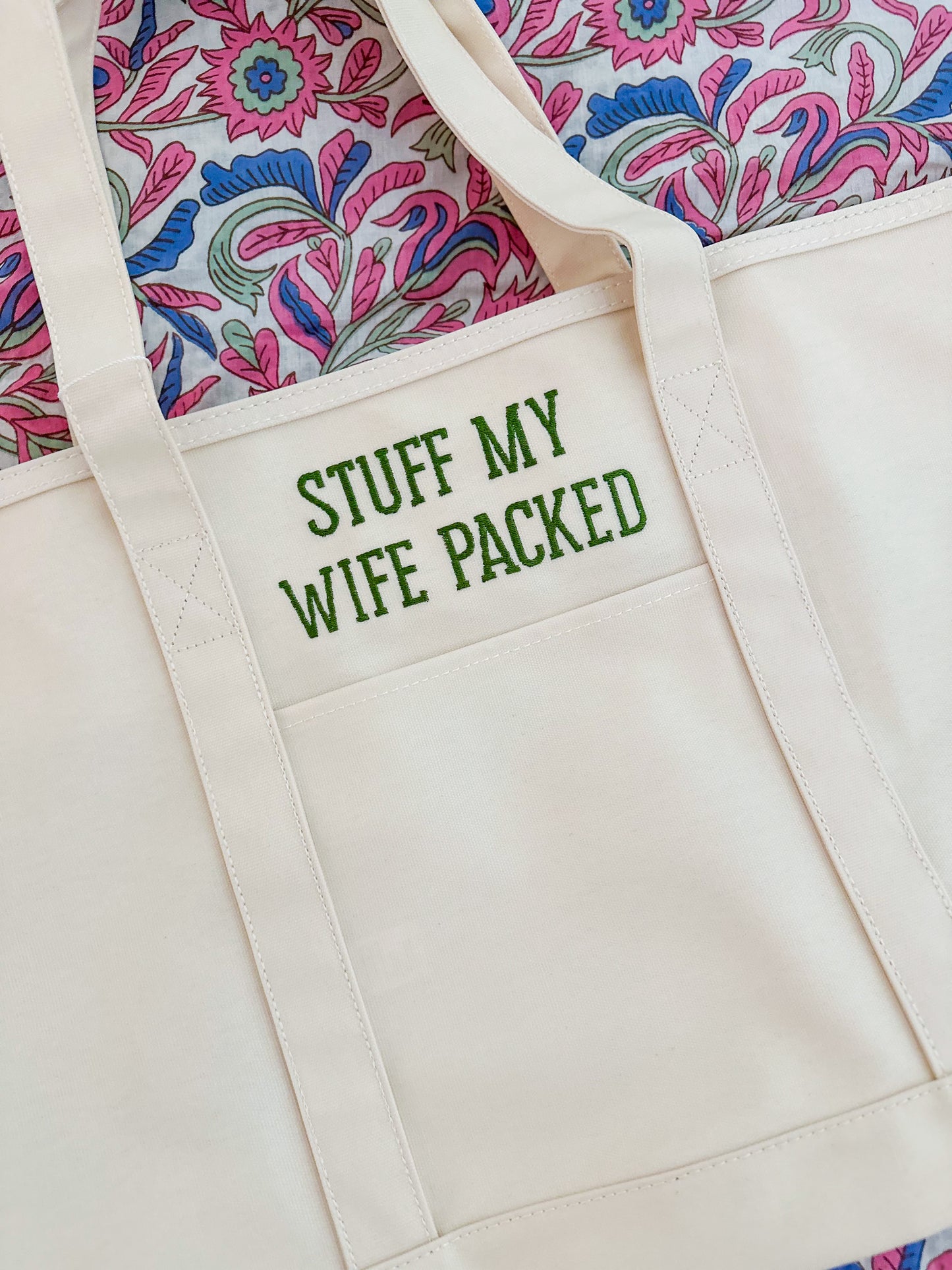 TRVL Maxi Canvas Tote - Bogey and Byrd