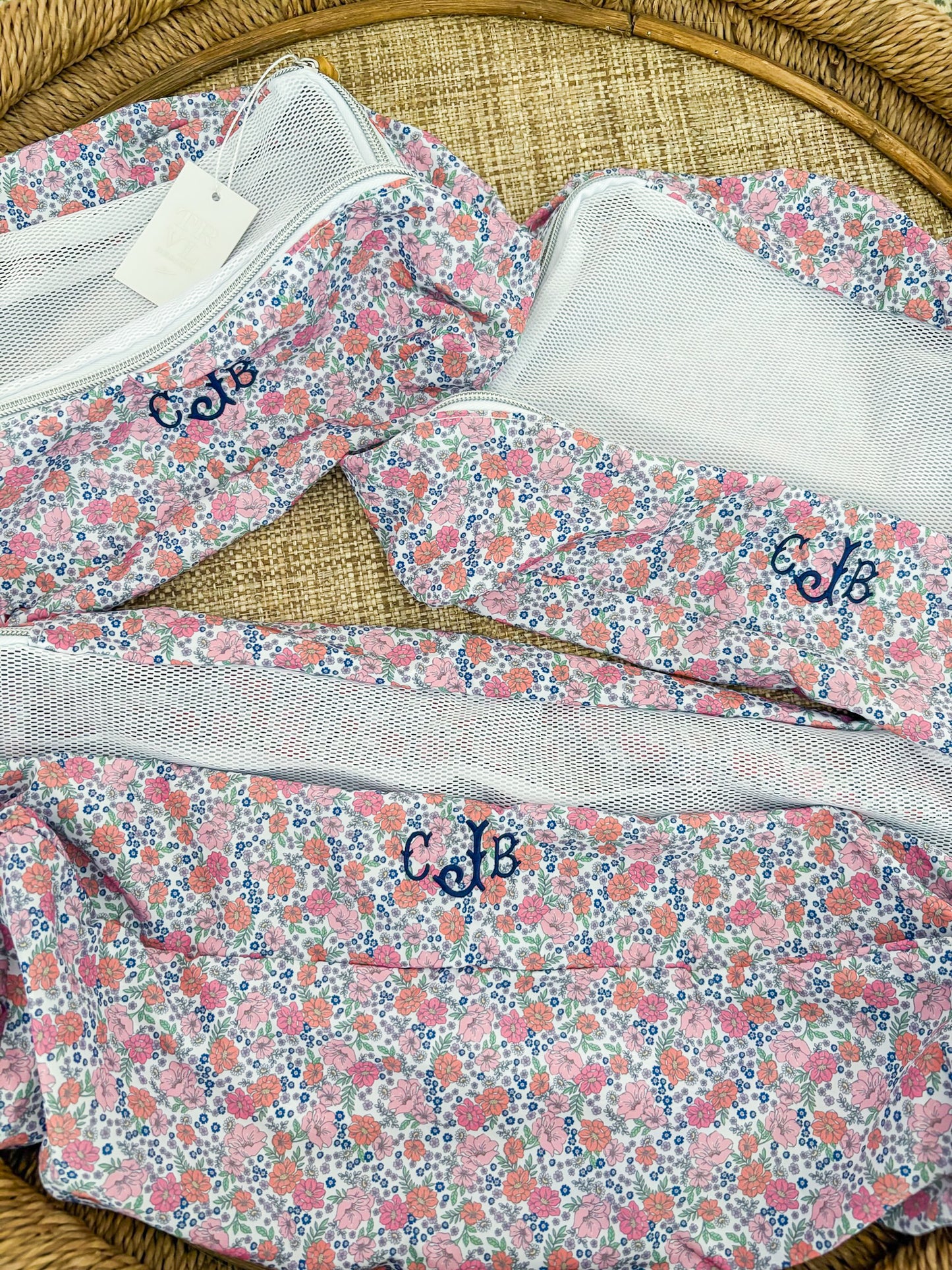 "cJb" Garden FloralTRVL packing cube set