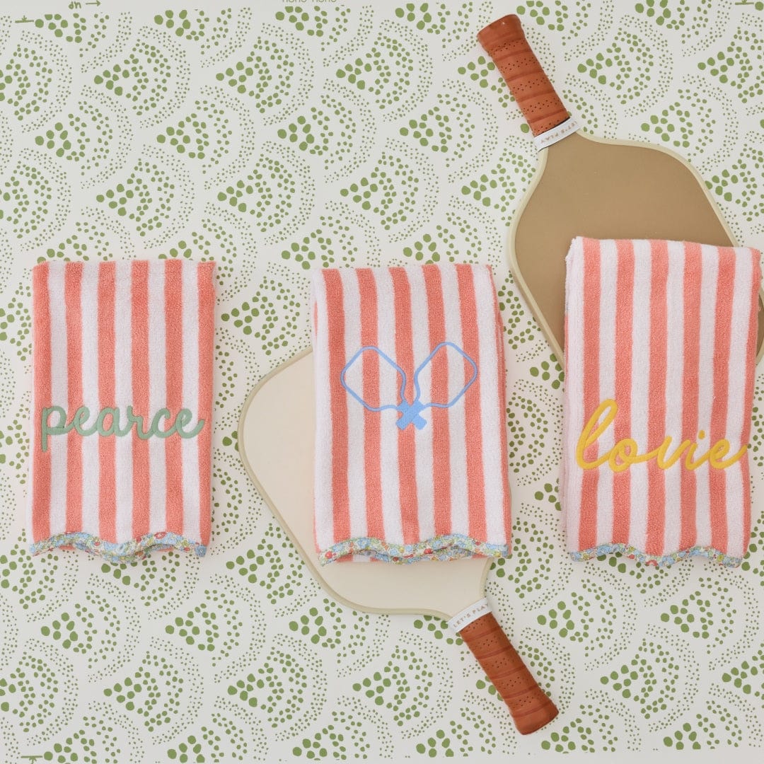 Scallop Tennis /Paddle Towel