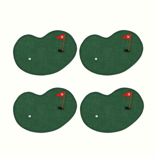Golf Linen Cocktail Napkins