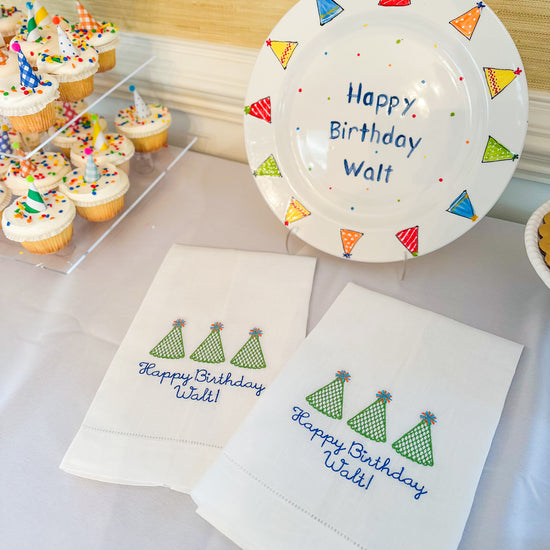 Birthday hand towel - Bogey and Byrd