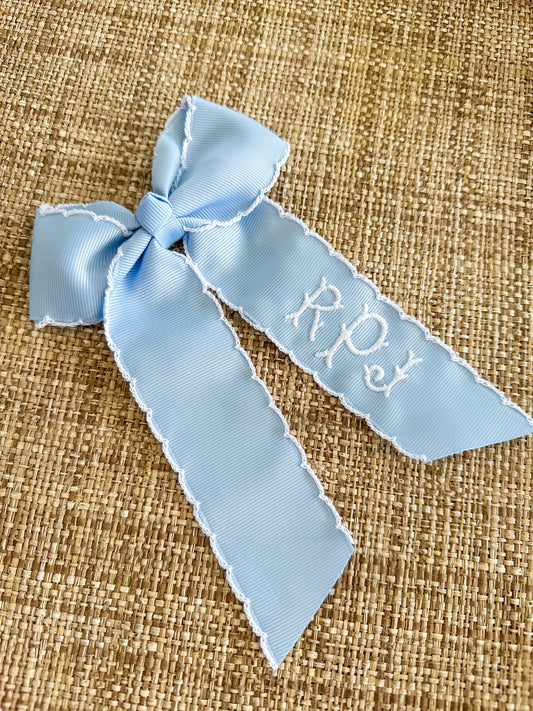 Personalized hair bow