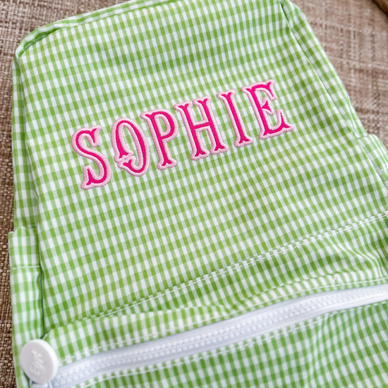 TRVL Backpacker wipeable backpack - Bogey and Byrd