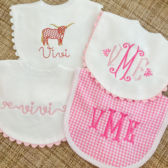 Custom baby bib - Bogey and Byrd