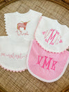 Custom baby bib - Bogey and Byrd