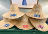 Monogrammed straw beachcomber hat - Bogey and Byrd