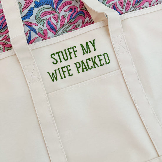 TRVL Maxi Canvas Tote - Bogey and Byrd