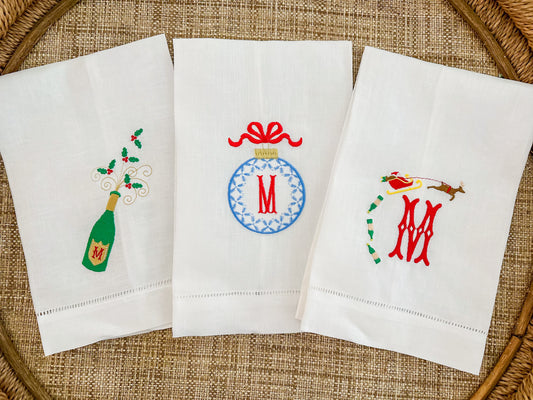 Holiday hand towels - Bogey and Byrd