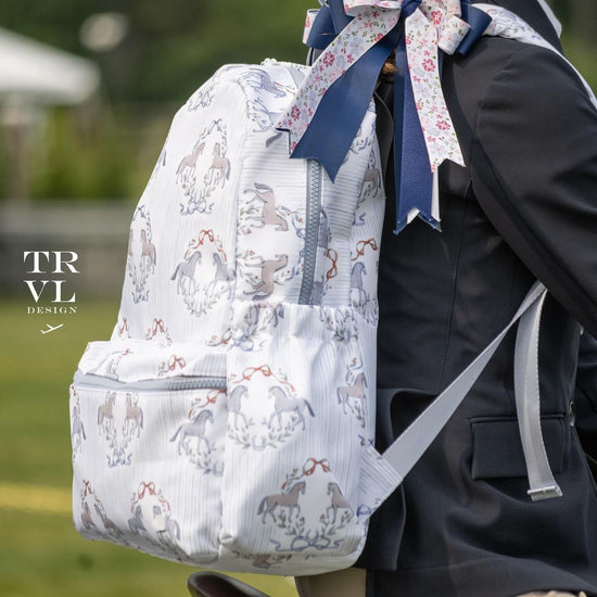 TRVL Backpacker wipeable backpack - Bogey and Byrd