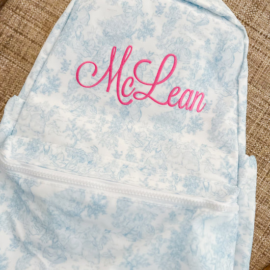 TRVL Backpacker wipeable backpack - Bogey and Byrd