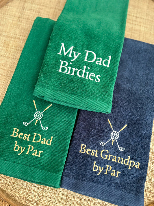 Father's Day Golf Towel