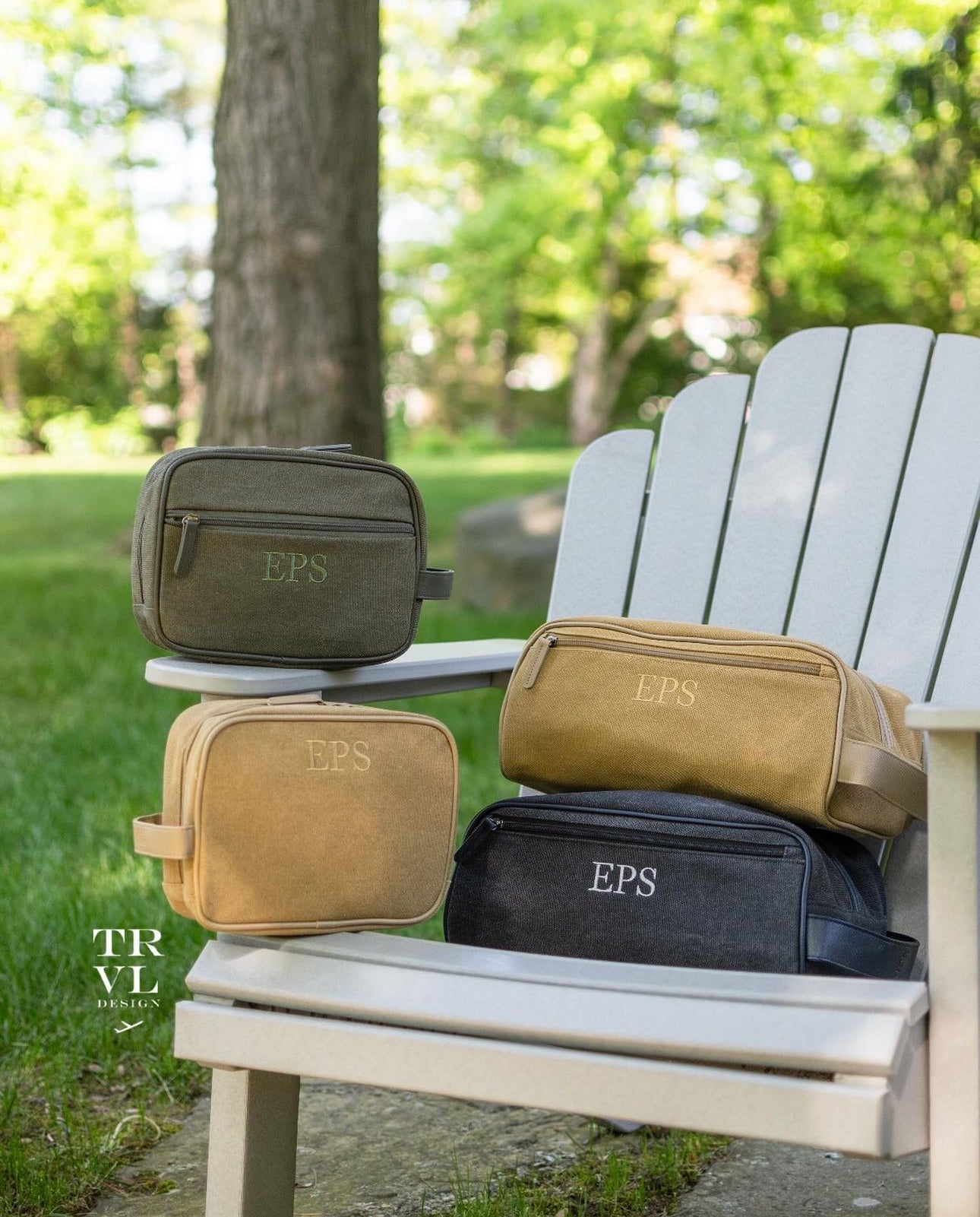 Men's Coated Canvas Dopp Kit - Bogey and Byrd