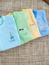 Personalized Striped Short Sleeve T-Shirt - Bogey and Byrd