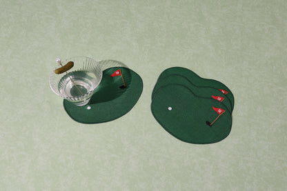 Golf Linen Cocktail Napkins