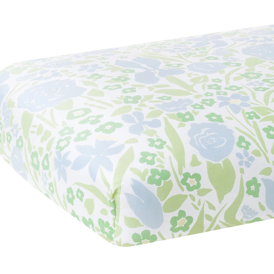 Jenny Blue Crib Sheet