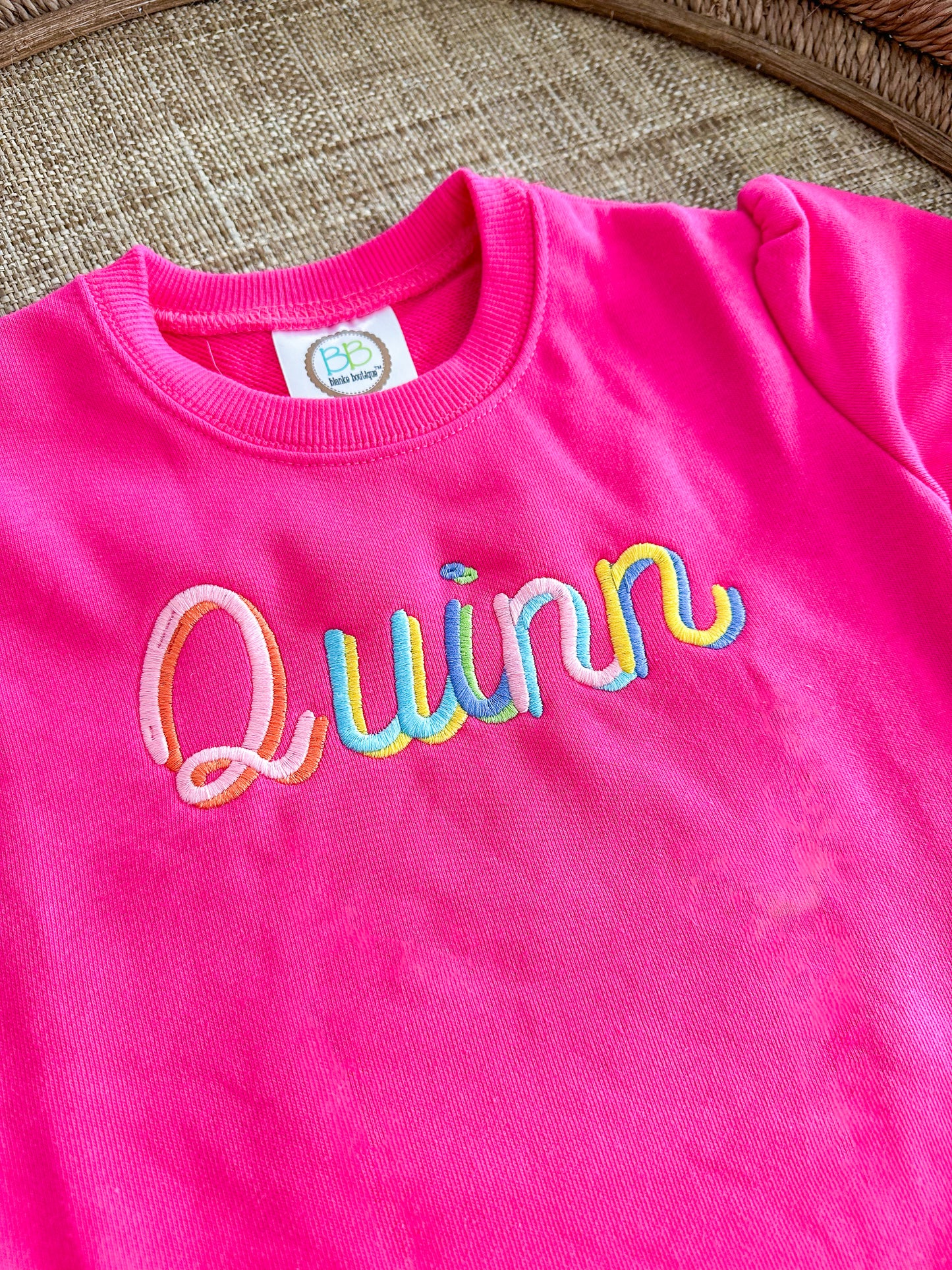 Girls custom sweatshirt