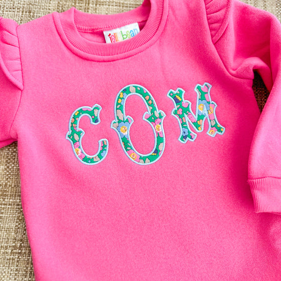 French Terry Flutter Sleeve sweatshirt - Bogey and Byrd