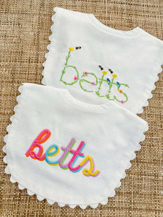 Custom baby bib