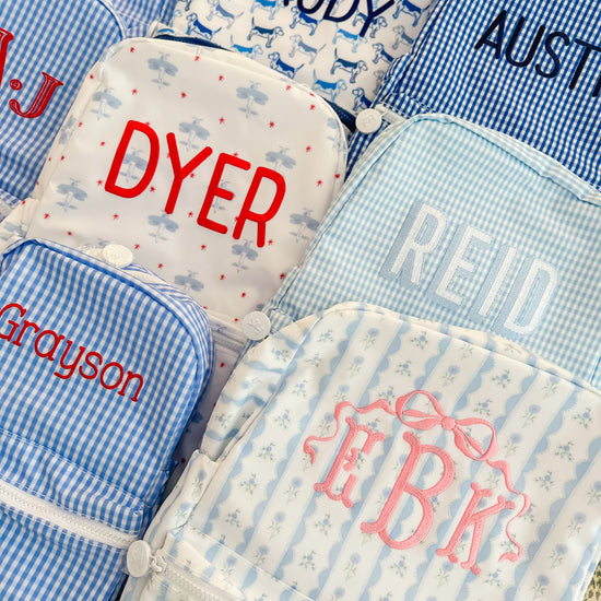 TRVL Backpacker wipeable backpack - Bogey and Byrd