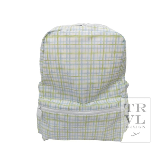 TRVL Backpacker wipeable backpack - Bogey and Byrd