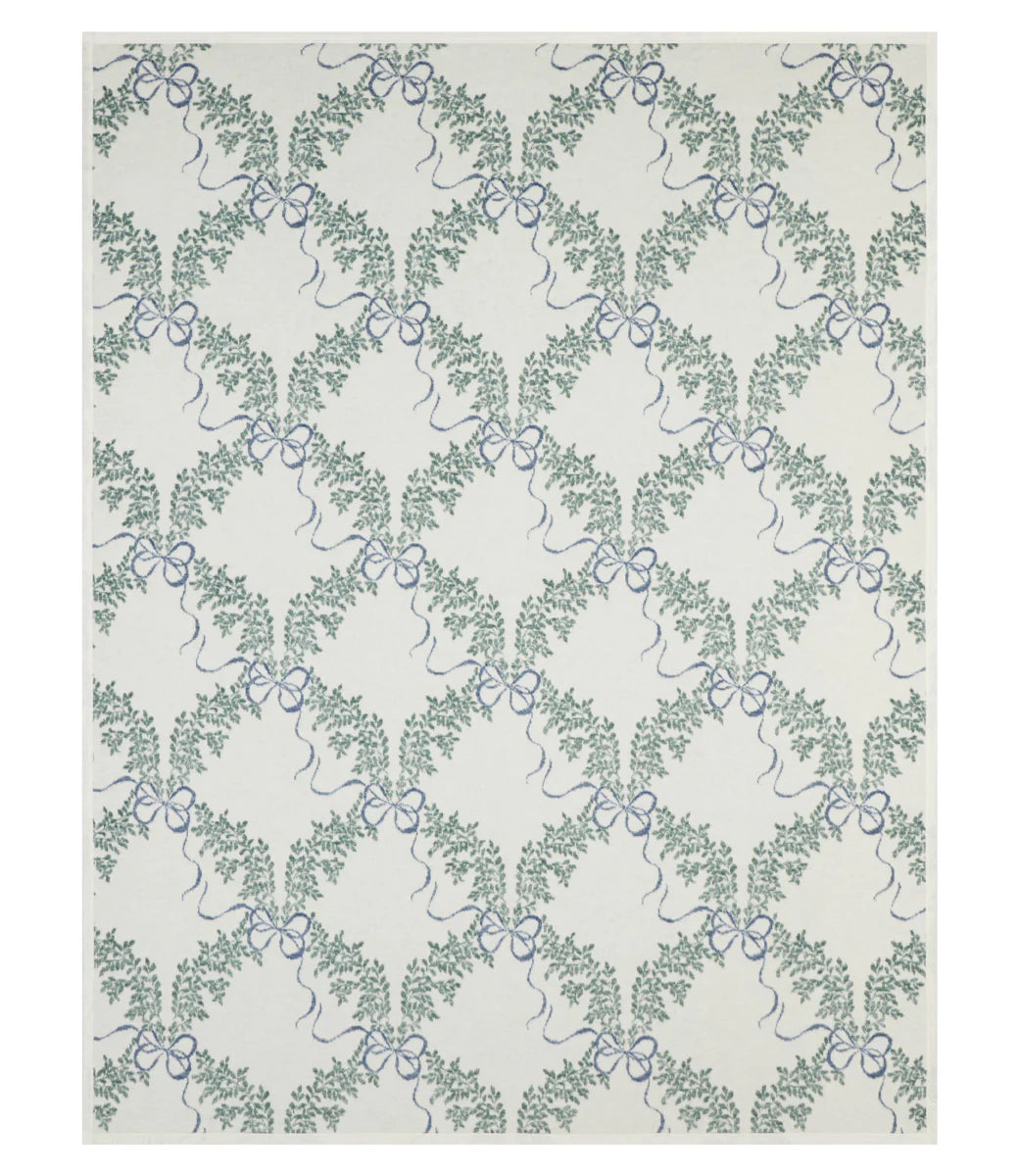 Boxwood Wreaths Blanket