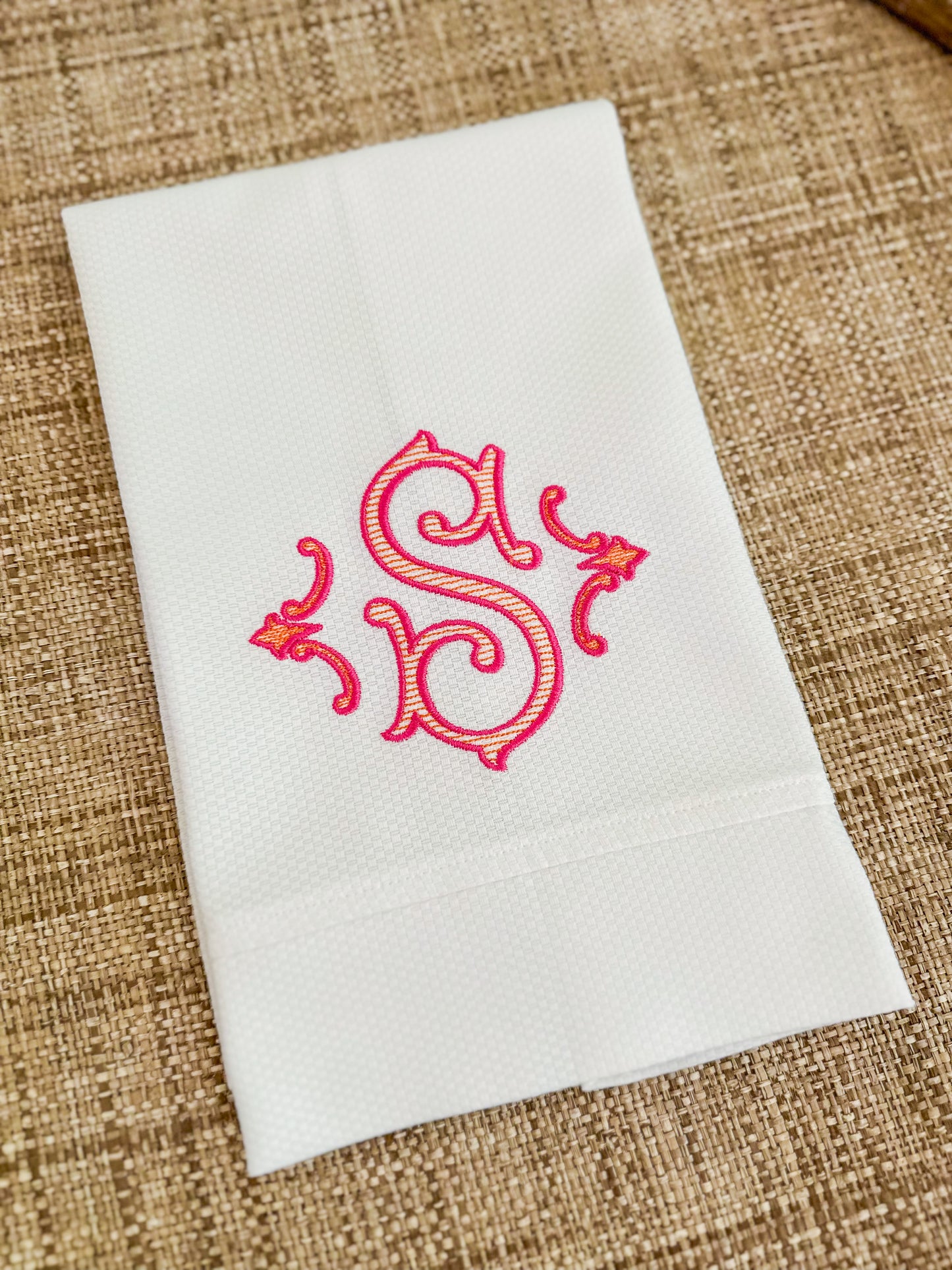 Personalized hand towel