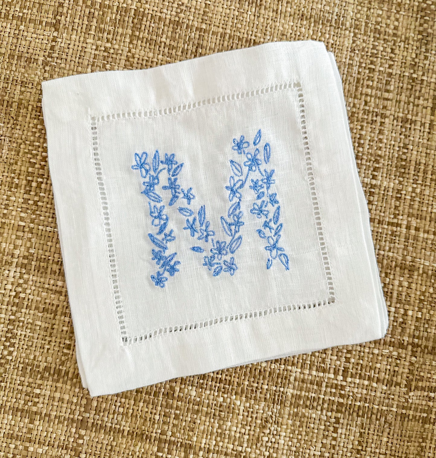 Custom Embroidered Cocktail Napkins