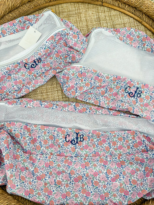 "cJb" Garden FloralTRVL packing cube set