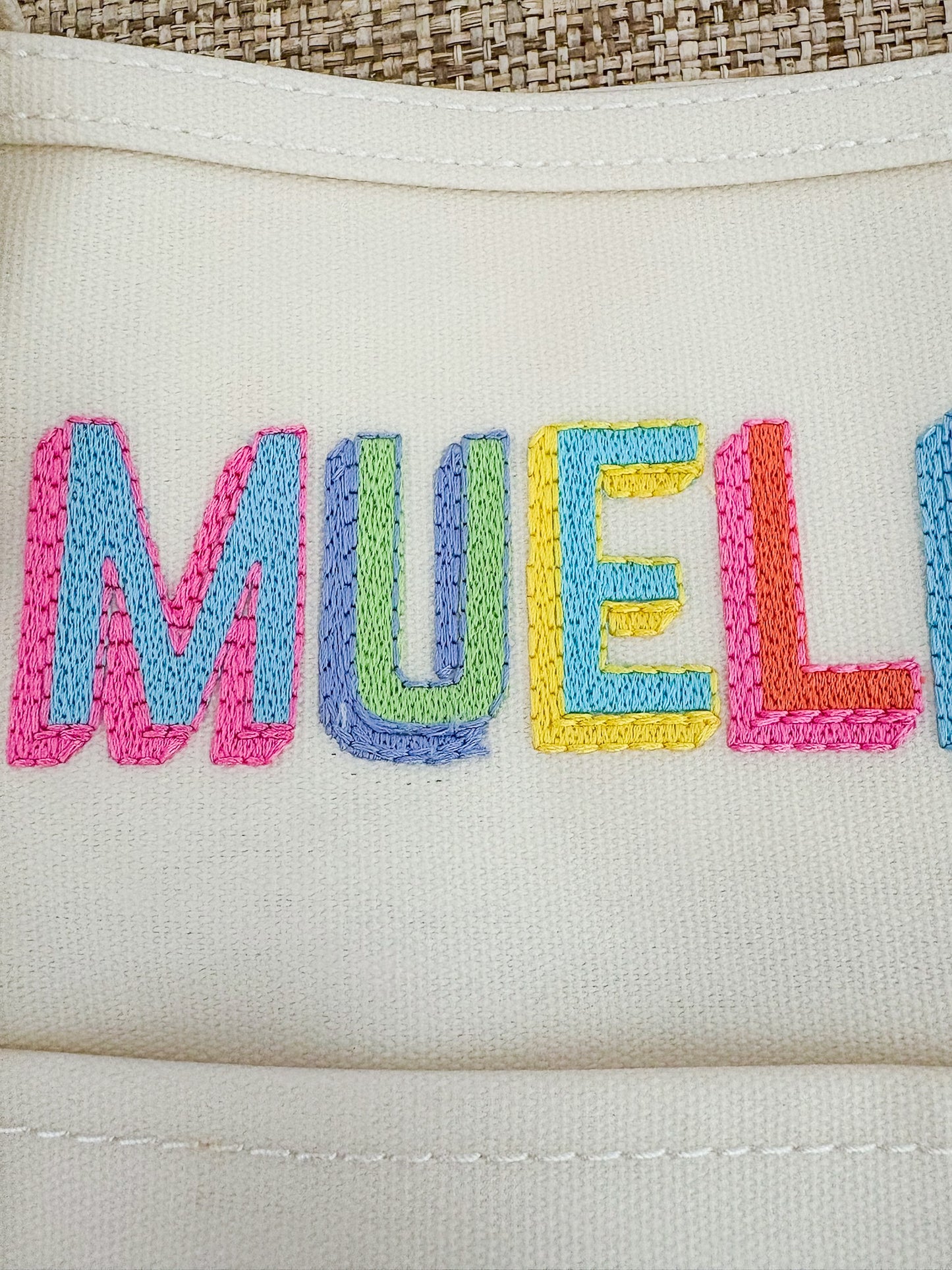 "Mueller" maxi coated canvas tote