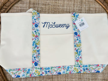 "McSweeny" Maxi Coated Canvas TRVL tote