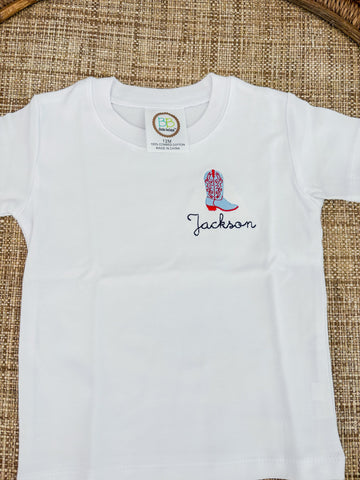 "Jackson" boot t-shirt 12m