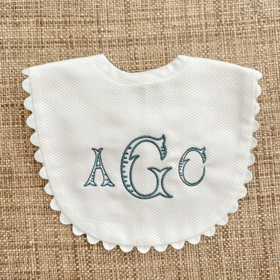 Custom baby bib - Bogey and Byrd