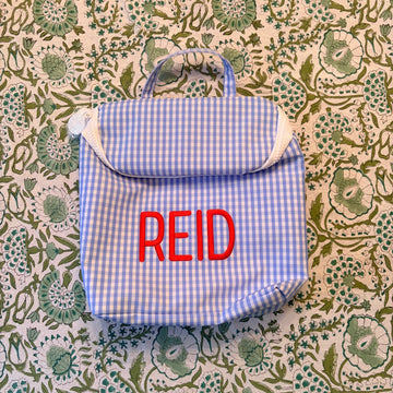 "Reid" Gingham Sky Takeaway