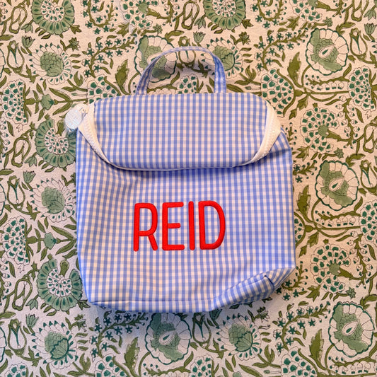 "Reid" Gingham Sky Takeaway