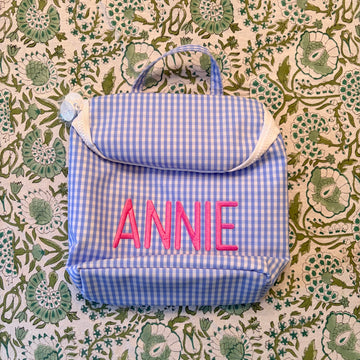 "Annie" Gingham Sky Takeaway