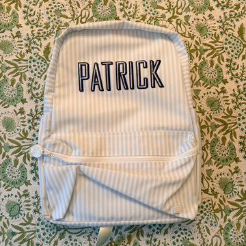 "Patrick" Pimlico Stripe Blue Backpack
