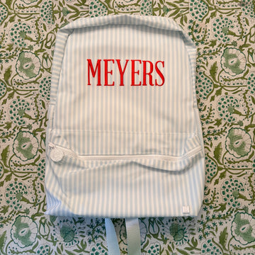 "Meyers" Pimlico Stripe Blue Backpack
