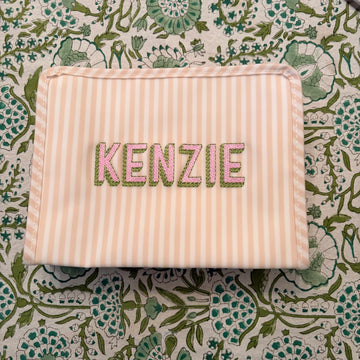 "Kenzie" Medium Pimlico Stripe Sand Roadie