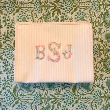 "bSj" Large Pimlico Stripe Pink Roadie