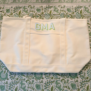 "GMA" Canvas Tote