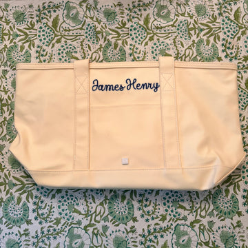 "James Henry" Medium Natural Tote
