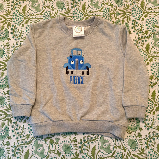 "Pierce" Gray Sweatshirt 3T