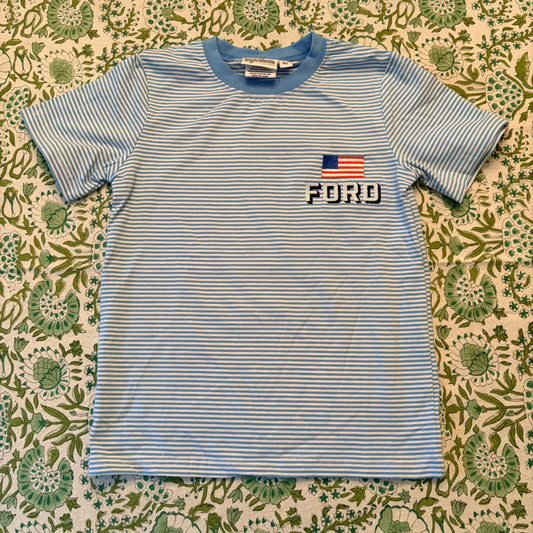 "Ford" Blue Stripe tee 6