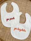 Custom baby bib - Bogey and Byrd