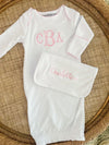 Newborn baby gown - Bogey and Byrd