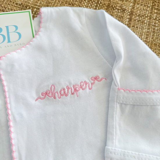 Newborn baby footie + hat set - Bogey and Byrd