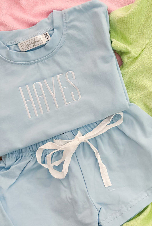 Preorder- Ships Early April: Cotton Short Set