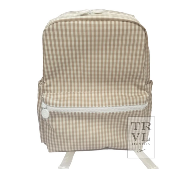 TRVL Backpacker wipeable backpack - Bogey and Byrd