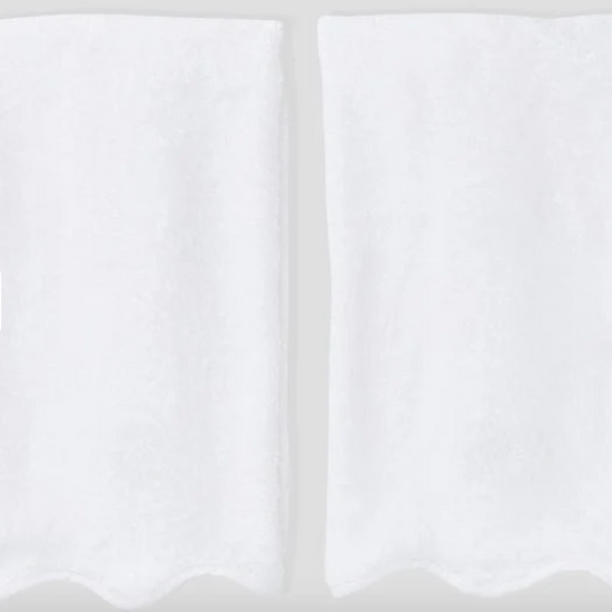 Weezie Scallop Hand Towels (Pair) - Bogey and Byrd